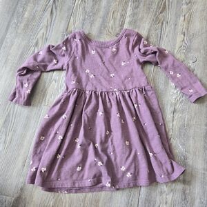 Floral Purple Kids Dress